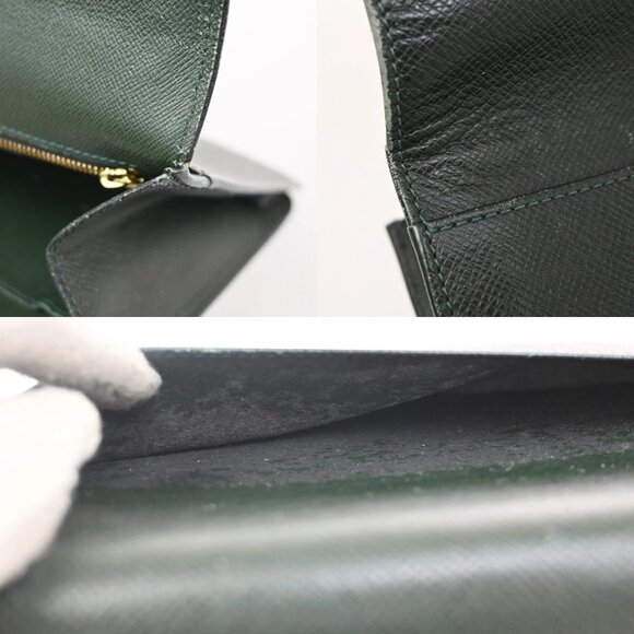 LOUIS VUITTON Pochette Kourad Clutch Hand Bag Taiga Leather GN M30194 02KC073 - Picture 16 of 16